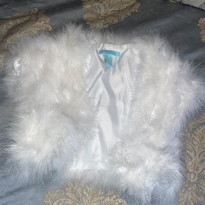 COPY - Betsey Johnson faux fur vest. Super cute, worn once for a wedding!